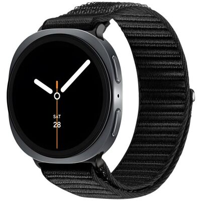 DUX YE Nylonový remienok pre Samsung Galaxy Watch8 / Watch8 Classic / Watch9 čierny DUX YE Nylonový remienok pre Samsung Galaxy Watch8 / Watch8 Classic / Watch9 čierny