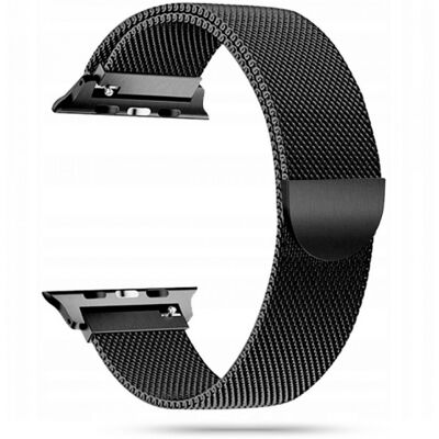 TECH-PROTECT MILANESE Remienok Apple Watch 9 / 8 / 7 (41mm) / 6 / SE / 5 / 4 (40mm) / 3 / 2 / 1 (38mm) čierny TECH-PROTECT MILANESE Remienok Apple Watch 9 / 8 / 7 (41mm) / 6 / SE / 5 / 4 (40mm) / 3 / 2 / 1 (38mm) čierny