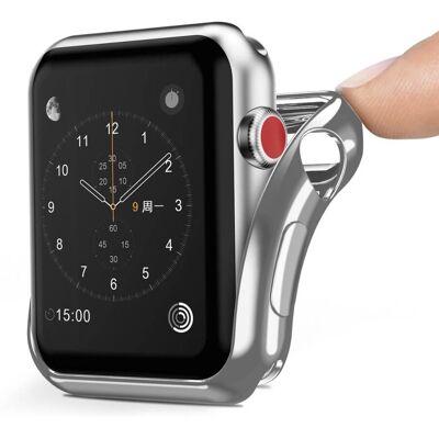 DUX Ochranný obal pre Apple Watch 38mm strieborný DUX Ochranný obal pre Apple Watch 38mm strieborný
