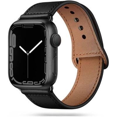 TECH-PROTECT FIT Kožený remienok Apple Watch 9 / 8 / 7 (41mm) / 6 / SE / 5 / 4 (40mm) / 3 / 2 / 1 (38mm) čierny TECH-PROTECT FIT Kožený remienok Apple Watch 9 / 8 / 7 (41mm) / 6 / SE / 5 / 4 (40mm) / 3 / 2 / 1 (38mm) čierny