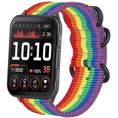 DUX NYLON Vymeniteľný remienok pre Garmin Venu X1 COLORFUL DUX NYLON Vymeniteľný remienok pre Garmin Venu X1 COLORFUL