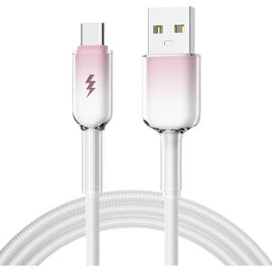 ENKAY GRADIENT 60W Kábel USB / USB Typ-C 1m ružový ENKAY GRADIENT 60W Kábel USB / USB Typ-C 1m ružový