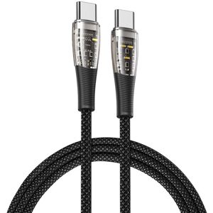 DUZZONA A6 60W Kábel USB Typ-C / USB Typ-C čierny DUZZONA A6 60W Kábel USB Typ-C / USB Typ-C čierny