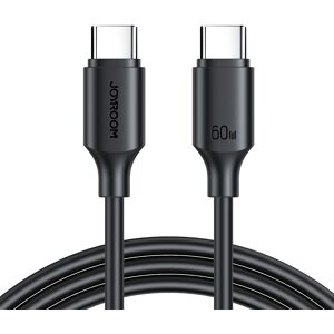 JOYROOM S-CC060A9 60W Kábel USB Type-C - USB Type-C 1m čierny JOYROOM S-CC060A9 60W Kábel USB Type-C - USB Type-C 1m čierny