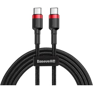 BASEUS CATKLF-G91 60W PD 2.0 Kábel USB Type-C - USB Type-C 1m čierny BASEUS CATKLF-G91 60W PD 2.0 Kábel USB Type-C - USB Type-C 1m čierny