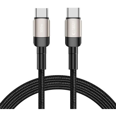 TECH-PROTECT ULTRABOOST EVO Kábel USB Typ-C PD 100W 2m TITANIUM TECH-PROTECT ULTRABOOST EVO Kábel USB Typ-C PD 100W 2m TITANIUM