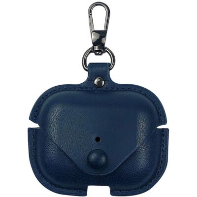 PROTEMIO LEATHER POCKET Puzdro pre slúchadlá AirPods Pro 3 modré PROTEMIO LEATHER POCKET Puzdro pre slúchadlá AirPods Pro 3 modré