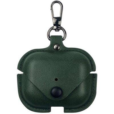 PROTEMIO LEATHER POCKET Puzdro pre slúchadlá AirPods Pro 3 zelené PROTEMIO LEATHER POCKET Puzdro pre slúchadlá AirPods Pro 3 zelené