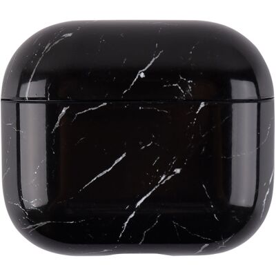PROTEMIO MARBLE Puzdro pre slúchadlá Apple Airpods 4 BLACK PROTEMIO MARBLE Puzdro pre slúchadlá Apple Airpods 4 BLACK