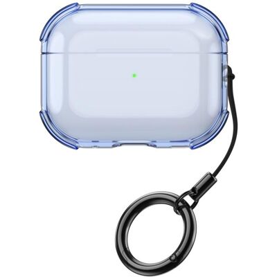 PROTEMIO GLASSY Puzdro pre slúchadlá Apple AirPods Pro 3 modré PROTEMIO GLASSY Puzdro pre slúchadlá Apple AirPods Pro 3 modré