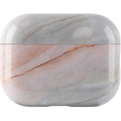 PROTEMIO MARBLE Puzdro pre slúchadlá Apple AirPods Pro 3 GREY-ORANGE PROTEMIO MARBLE Puzdro pre slúchadlá Apple AirPods Pro 3 GREY-ORANGE