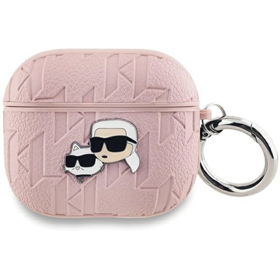 KARL LAGERFELD MONOGRAM Obal na slúchadlá Apple AirPods 3 ružový KARL LAGERFELD MONOGRAM Obal na slúchadlá Apple AirPods 3 ružový