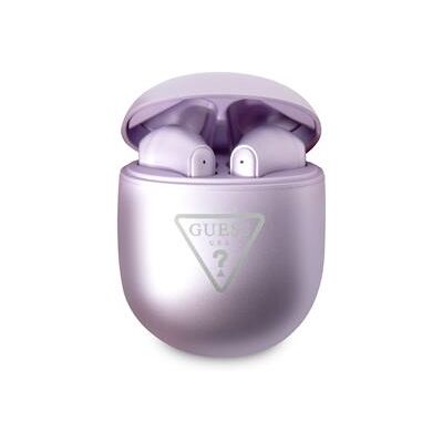 GUESS TWS TRIANGLE Bezdrôtové slúchadlá fialové GUESS TWS TRIANGLE Bezdrôtové slúchadlá fialové