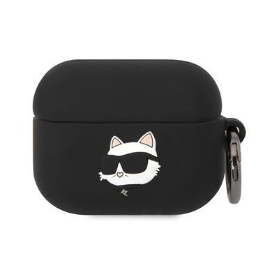 KARL LAGERFELD Obal na Apple AirPods Pro CAT čierny KARL LAGERFELD Obal na Apple AirPods Pro CAT čierny