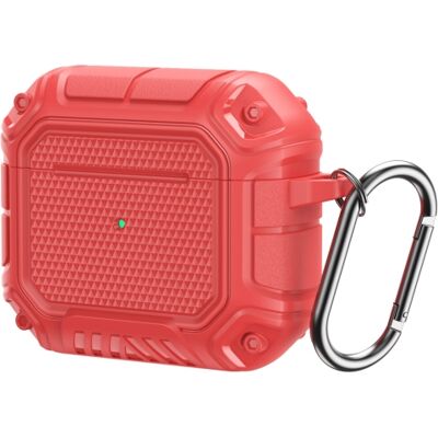 PROTEMIO RUGGED Odolné puzdro pre Apple AirPods 3 červené PROTEMIO RUGGED Odolné puzdro pre Apple AirPods 3 červené