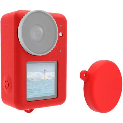 PULUZ Silikónový obal pre akčnú kameru DJI Osmo Action 5 Pro / Osmo Action 4 / Osmo Action 3 červený PULUZ Silikónový obal pre akčnú kameru DJI Osmo Action 5 Pro / Osmo Action 4 / Osmo Action 3 červený