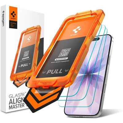 SPIGEN ALM GLAS.TR SLIM 3-PACK Ochranné sklá pre Apple iPhone 17 Pro SPIGEN ALM GLAS.TR SLIM 3-PACK Ochranné sklá pre Apple iPhone 17 Pro