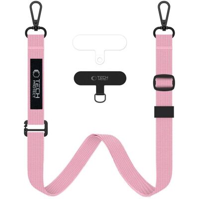 TECH-PROTECT C6S 2x Remienok na mobil BABY PINK TECH-PROTECT C6S 2x Remienok na mobil BABY PINK
