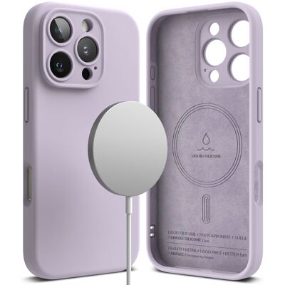 RINGKE SILICONE MAGSAFE Ochranný kryt Apple iPhone 16 Pro Max LIGHT PURPLE RINGKE SILICONE MAGSAFE Ochranný kryt Apple iPhone 16 Pro Max LIGHT PURPLE
