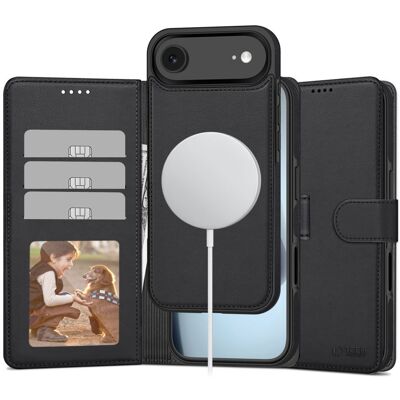 TECH-PROTECT WALLET MAGSAFE Puzdro 2v1 pre Apple iPhone Air čierne TECH-PROTECT WALLET MAGSAFE Puzdro 2v1 pre Apple iPhone Air čierne