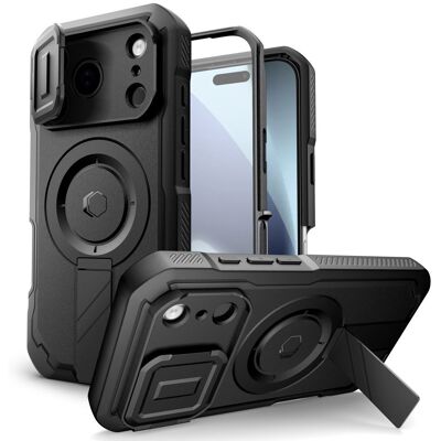 TECH-PROTECT KEVLAR MAGSAFE Odolný kryt Apple iPhone 17 Pro Max čierny TECH-PROTECT KEVLAR MAGSAFE Odolný kryt Apple iPhone 17 Pro Max čierny