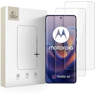 TECH-PROTECT HYDRO FLEX+ 2-PACK Ochranná fólia pre Motorola Edge 60 / Edge 60 Pro / Edge 60 Fusion TECH-PROTECT HYDRO FLEX+ 2-PACK Ochranná fólia pre Motorola Edge 60 / Edge 60 Pro / Edge 60 Fusion