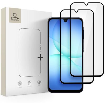 TECH-PROTECT GLASS FIT+ 2-PACK 3D Sklo Samsung Galaxy A17 / A17 5G TECH-PROTECT GLASS FIT+ 2-PACK 3D Sklo Samsung Galaxy A17 / A17 5G