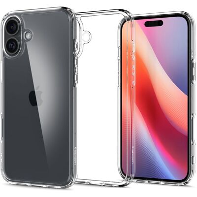 SPIGEN ULTRA HYBRID Apple iPhone 16 CRYSTAL CLEAR SPIGEN ULTRA HYBRID Apple iPhone 16 CRYSTAL CLEAR