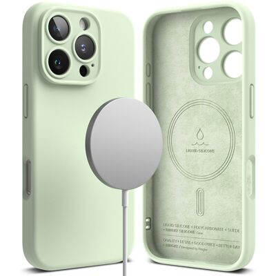 RINGKE SILICONE MAGSAFE Ochranný kryt Apple iPhone 16 Pro Max SOFT MINT RINGKE SILICONE MAGSAFE Ochranný kryt Apple iPhone 16 Pro Max SOFT MINT