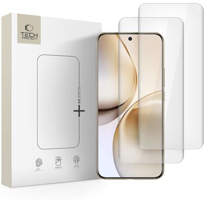 TECH-PROTECT GLASS UV 2-PACK Ochranné sklo Realme 14 Pro+ 5G CLEAR TECH-PROTECT GLASS UV 2-PACK Ochranné sklo Realme 14 Pro+ 5G CLEAR