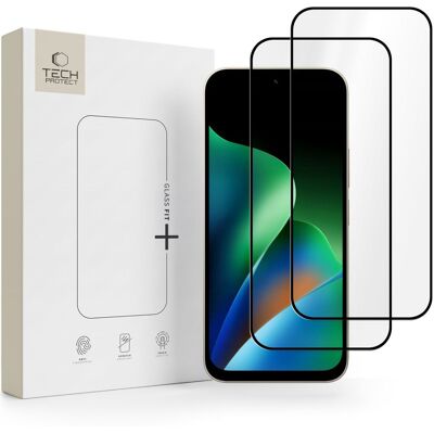 TECH-PROTECT GLASS FIT+ 2-PACK 3D Sklo Xiaomi Redmi 17 / Redmi 17 5G BLACK TECH-PROTECT GLASS FIT+ 2-PACK 3D Sklo Xiaomi Redmi 17 / Redmi 17 5G BLACK