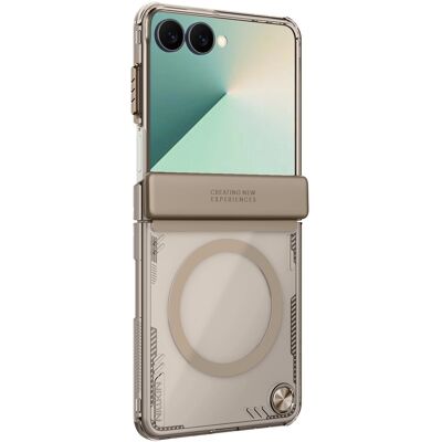 NILLKIN ICEBLADE Ochranný kryt s MagSafe Samsung Galaxy Z Flip7 5G zlatý NILLKIN ICEBLADE Ochranný kryt s MagSafe Samsung Galaxy Z Flip7 5G zlatý