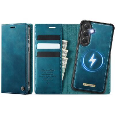 CASEME C49 Peňaženkové puzdro a zadný kryt 2v1 Samsung Galaxy S25 FE modrý CASEME C49 Peňaženkové puzdro a zadný kryt 2v1 Samsung Galaxy S25 FE modrý