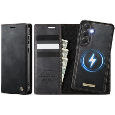 CASEME C49 Peňaženkové puzdro a zadný kryt 2v1 Samsung Galaxy S25 FE čierny CASEME C49 Peňaženkové puzdro a zadný kryt 2v1 Samsung Galaxy S25 FE čierny