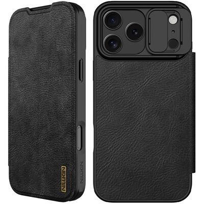 NILLKIN QIN PRO Zaklápacie puzdro pre Apple iPhone 17 Pro Max čierne NILLKIN QIN PRO Zaklápacie puzdro pre Apple iPhone 17 Pro Max čierne