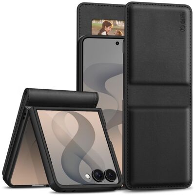 TECH-PROTECT WALLET Ochranné puzdro pre Samsung Galaxy Z Flip8 BLACK TECH-PROTECT WALLET Ochranné puzdro pre Samsung Galaxy Z Flip8 BLACK