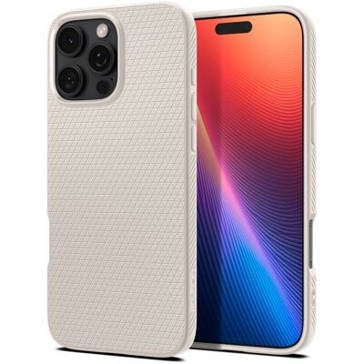 SPIGEN LIQUID AIR Ochranný kryt pre Apple iPhone 16 Pro NATURAL TITANIUM SPIGEN LIQUID AIR Ochranný kryt pre Apple iPhone 16 Pro NATURAL TITANIUM