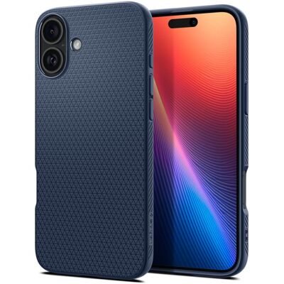 SPIGEN LIQUID AIR Ochranný kryt pre Apple iPhone 16 NAVY BLUE SPIGEN LIQUID AIR Ochranný kryt pre Apple iPhone 16 NAVY BLUE