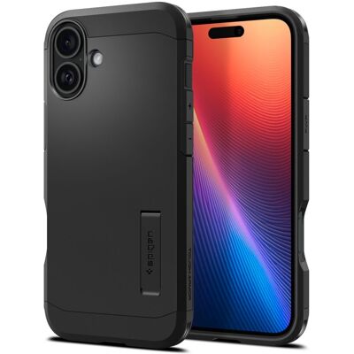 SPIGEN TOUGH ARMOR MAGSAFE Apple iPhone 16 BLACK SPIGEN TOUGH ARMOR MAGSAFE Apple iPhone 16 BLACK