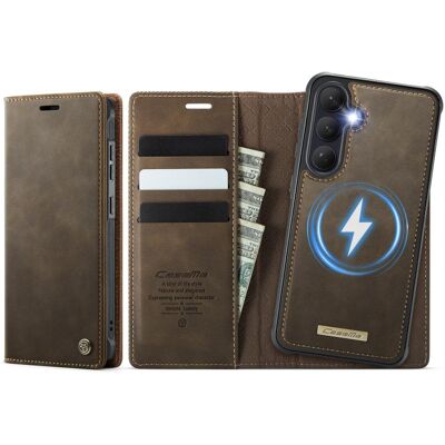 CASEME C49 Peňaženkové puzdro a zadný kryt 2v1 Samsung Galaxy S26+ 5G hnedý CASEME C49 Peňaženkové puzdro a zadný kryt 2v1 Samsung Galaxy S26+ 5G hnedý