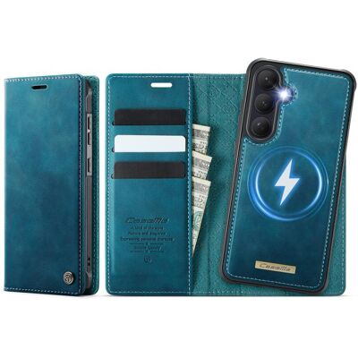 CASEME C49 Peňaženkové puzdro a zadný kryt 2v1 Samsung Galaxy S26+ 5G modrý CASEME C49 Peňaženkové puzdro a zadný kryt 2v1 Samsung Galaxy S26+ 5G modrý