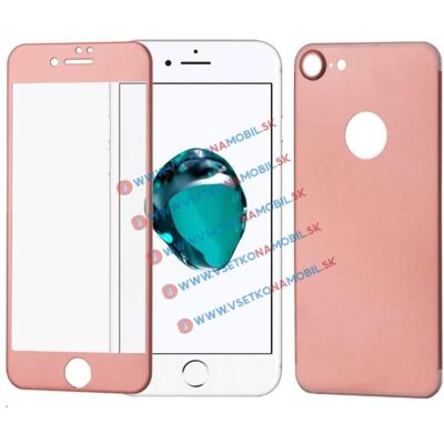 PROTEMIO 3D ALU Temperované sklo (PREDNÉ + ZADNÉ) Apple iPhone 7 ružové PROTEMIO 3D ALU Temperované sklo (PREDNÉ + ZADNÉ) Apple iPhone 7 ružové
