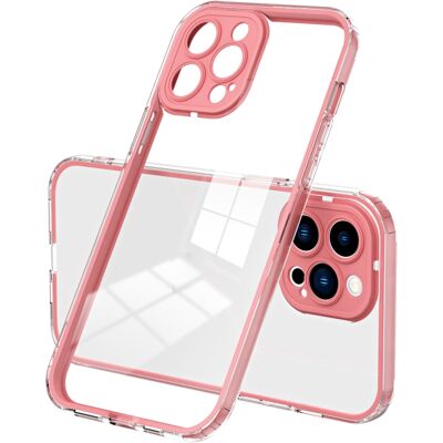 PROTEMIO CRYSTAL Ochranný kryt pre Apple iPhone 14 Pro Max ružový PROTEMIO CRYSTAL Ochranný kryt pre Apple iPhone 14 Pro Max ružový