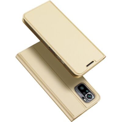 DUX Peňaženkový kryt Xiaomi Redmi Note 10 / Note 10S zlatý DUX Peňaženkový kryt Xiaomi Redmi Note 10 / Note 10S zlatý