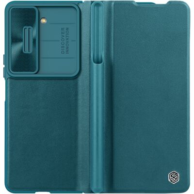 NILLKIN QIN LEATHER Samsung Galaxy Z Fold5 5G modrý NILLKIN QIN LEATHER Samsung Galaxy Z Fold5 5G modrý