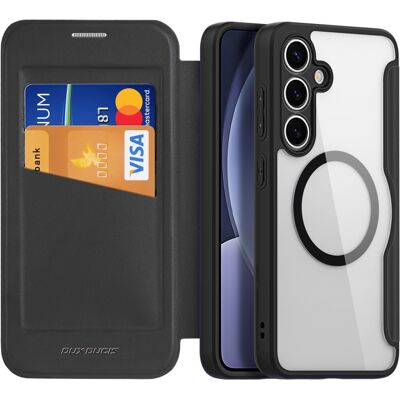 DUX X PRO Zaklápacie puzdro s MagSafe pre Samsung Galaxy S25+ 5G čierne DUX X PRO Zaklápacie puzdro s MagSafe pre Samsung Galaxy S25+ 5G čierne