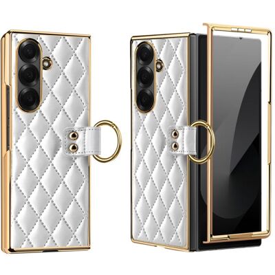 PROTEMIO LATTICE RING Ochranný kryt s držiakom pre Samsung Galaxy Z Fold8 Ultra biely PROTEMIO LATTICE RING Ochranný kryt s držiakom pre Samsung Galaxy Z Fold8 Ultra biely