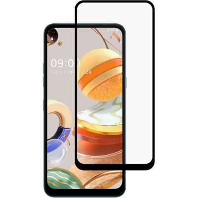 PROTEMIO 3D Tvrdené sklo LG K51s / K61 čierne PROTEMIO 3D Tvrdené sklo LG K51s / K61 čierne