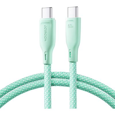 JOYROOM MULTI-COLOR S-A34 Kábel USB-C 60W zelený JOYROOM MULTI-COLOR S-A34 Kábel USB-C 60W zelený