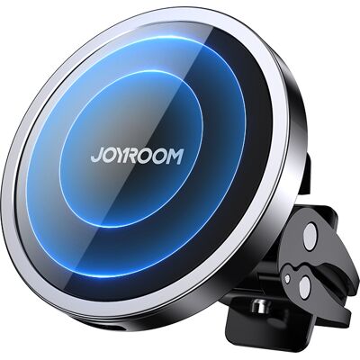 JOYROOM JR-ZS240 Magnetický Magsafe držiak do auta s 15W bezdrôtovým nabíjaním čierny JOYROOM JR-ZS240 Magnetický Magsafe držiak do auta s 15W bezdrôtovým nabíjaním čierny